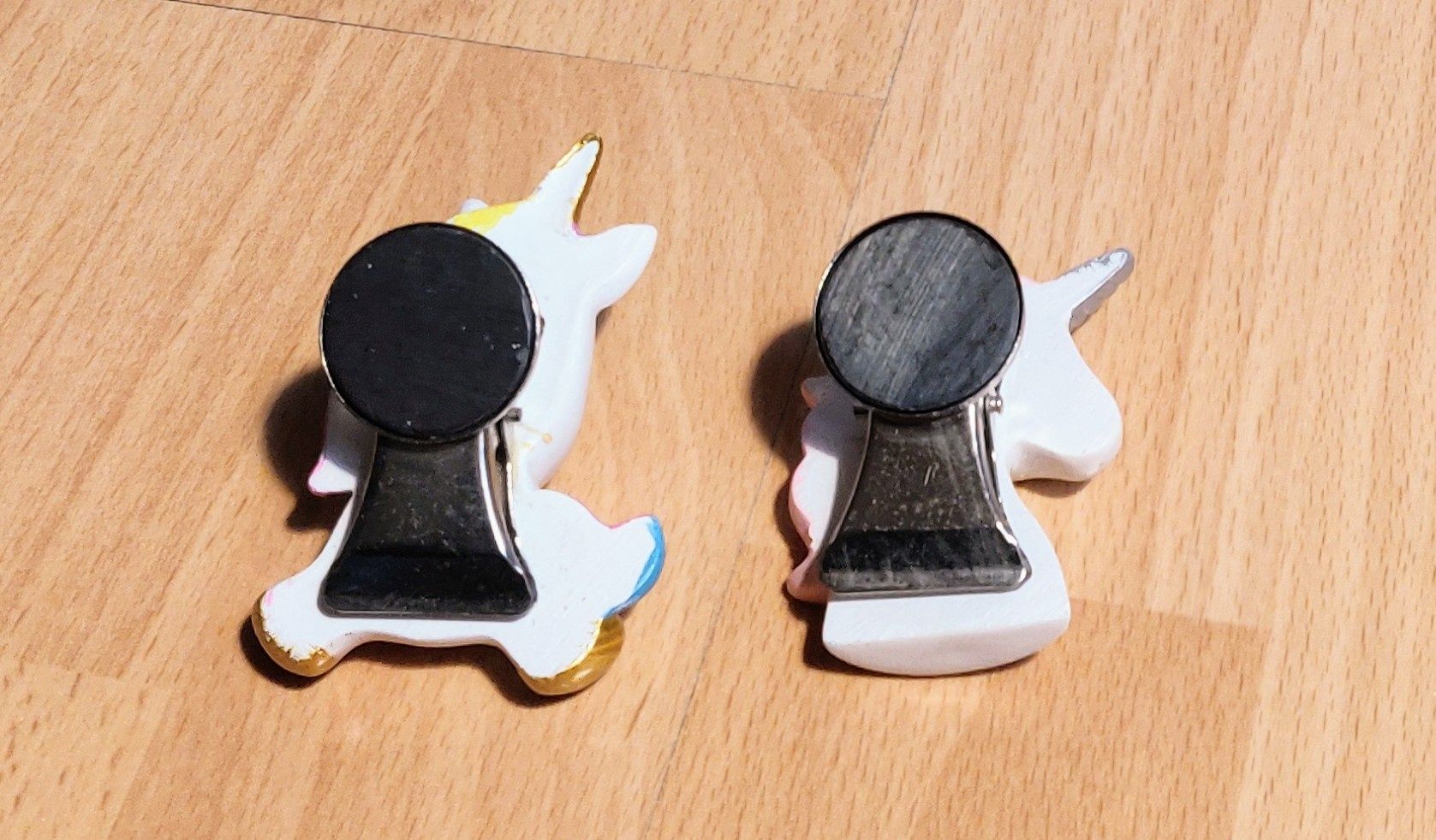 Unicorn jednorożec magnes przypinka ceramiczny 2 szt. OKAZJA