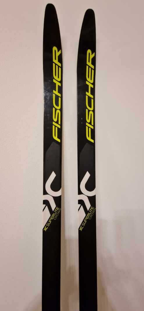 Narty biegowe FISCHER XC SUPERLITE CROWN 180 cm KLASYK + wiązanie NNN