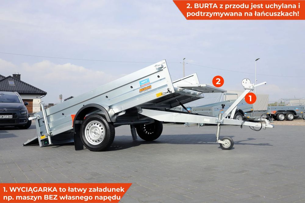 Neptun N7-253 HOBBY [GN286] 253x150x40cm SPAWANA rama kiper NOWA  Przyczepa Neptun HOBBY do QUADÓW, motocykli, kosiarek, traktorków 3MM!