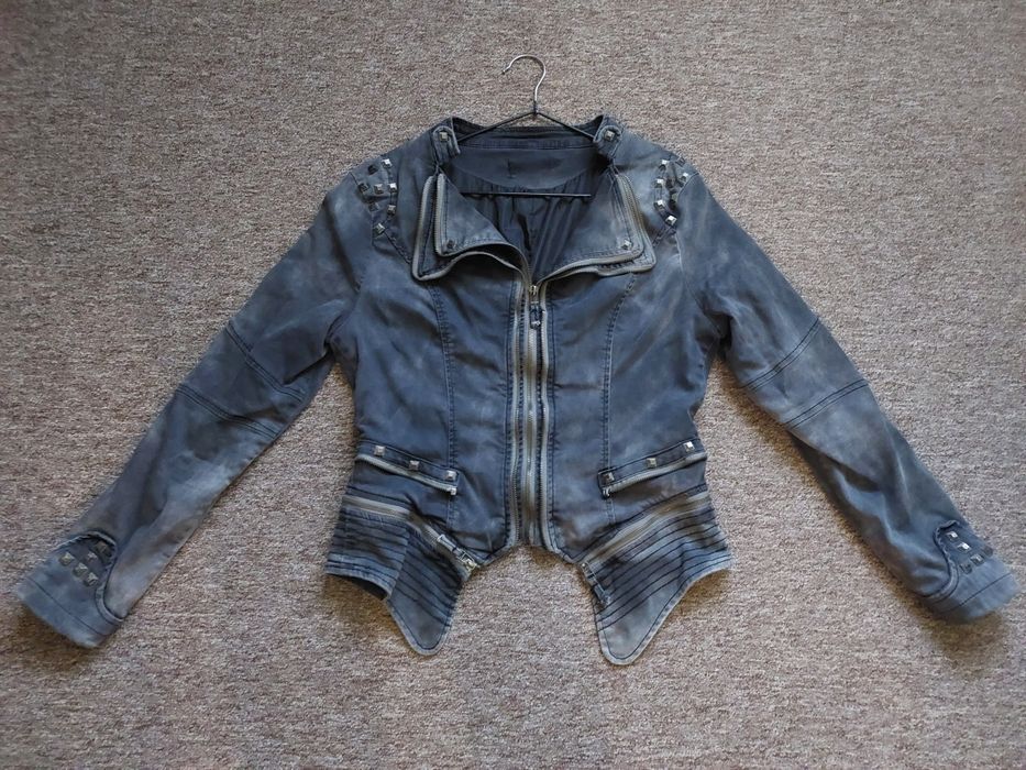 Фірмова джинсова куртка, жакет в стилі Balmain