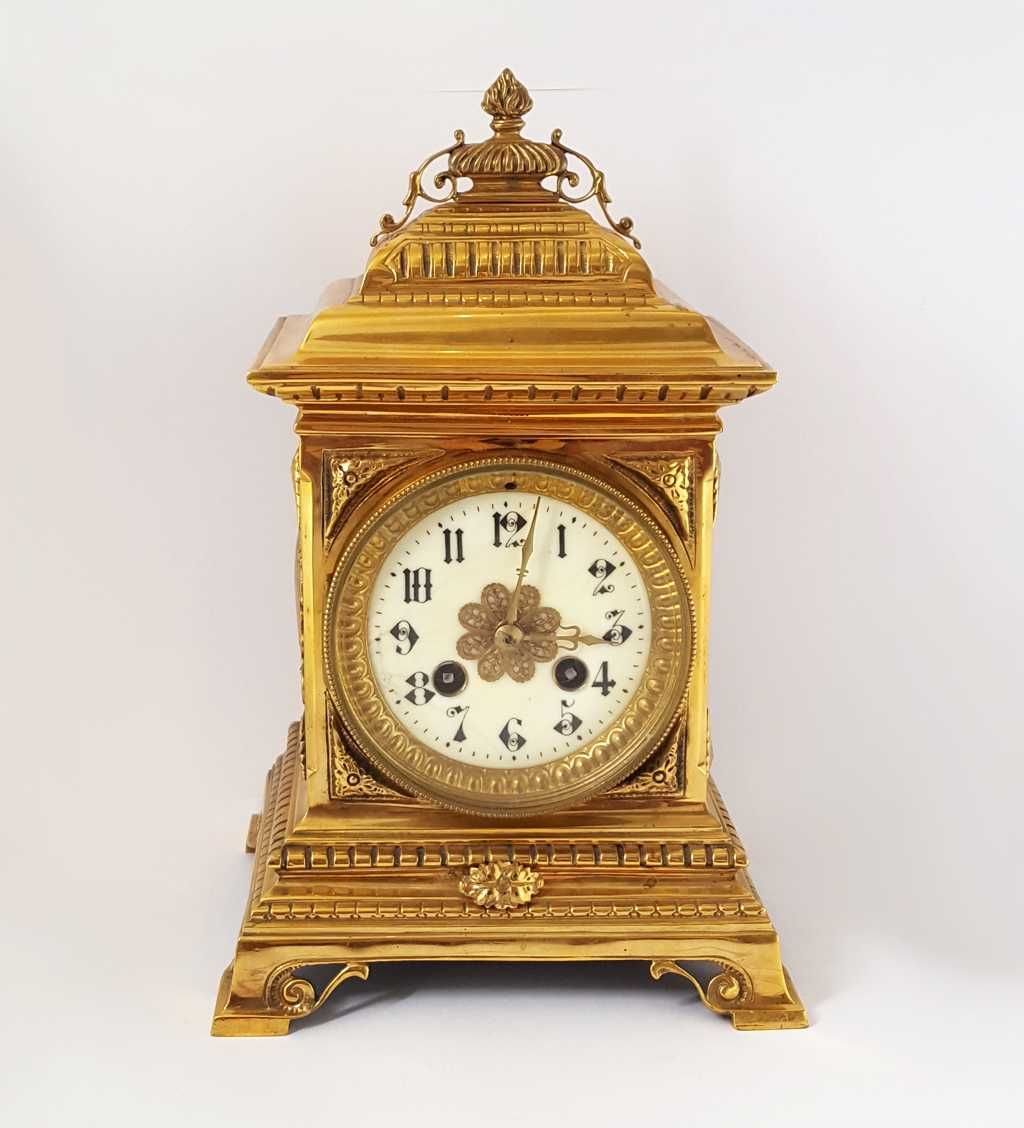 Zegar z XIX wieku - brąz złocony