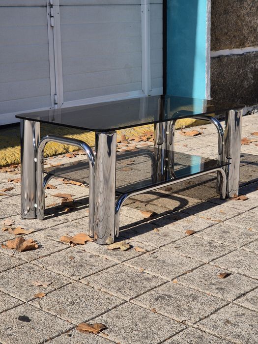 Mesa Centro Vintage Cromada