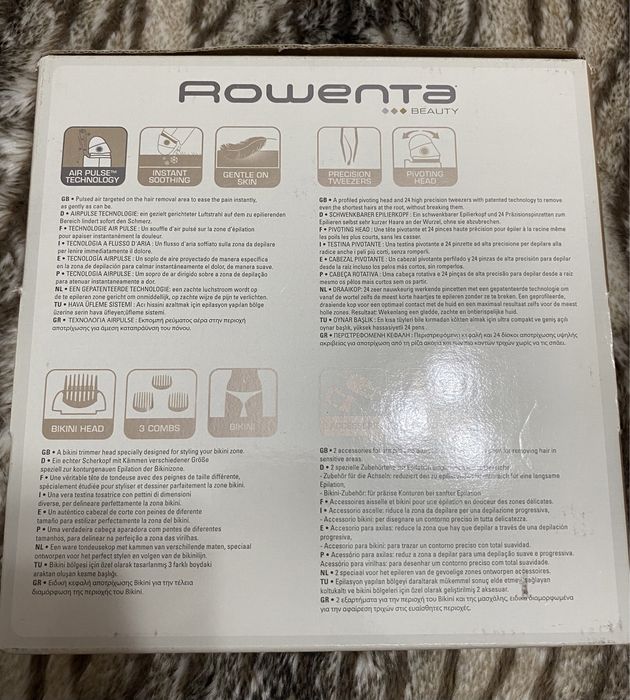 Vendo máquina depilatória da Rowenta