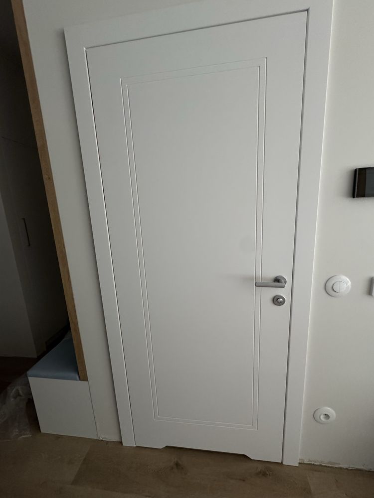 Nowe drzwi do WC VOX Pol-skone RAL bialy 9003 - lewe na zewnatrz