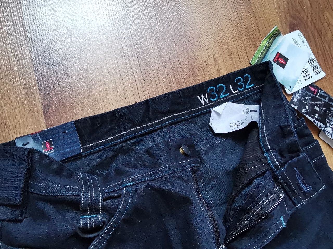 Mascot Ferrol Cordura Hardwear spodnie robocze jeansowe W32 L32
