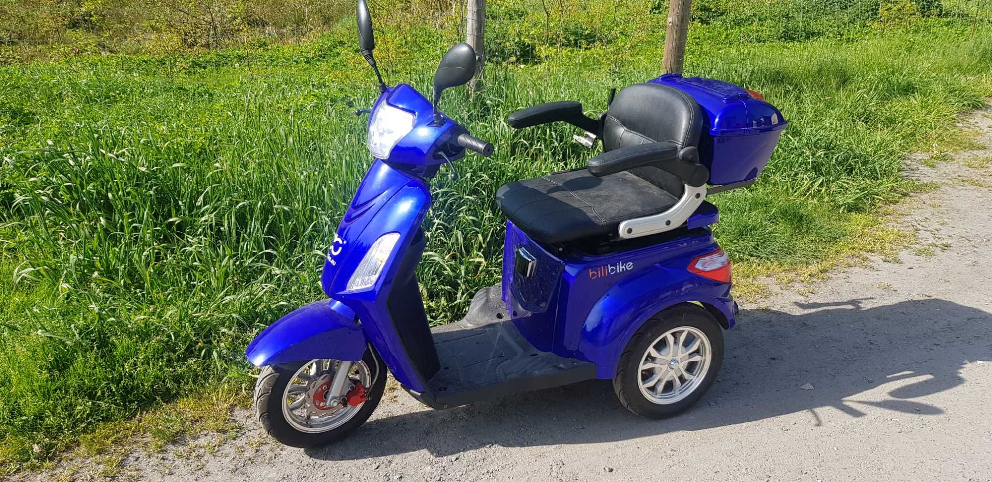 Skuter inwalidzki trójkołowy elektryczny Bili Bike Vigorous T408-1