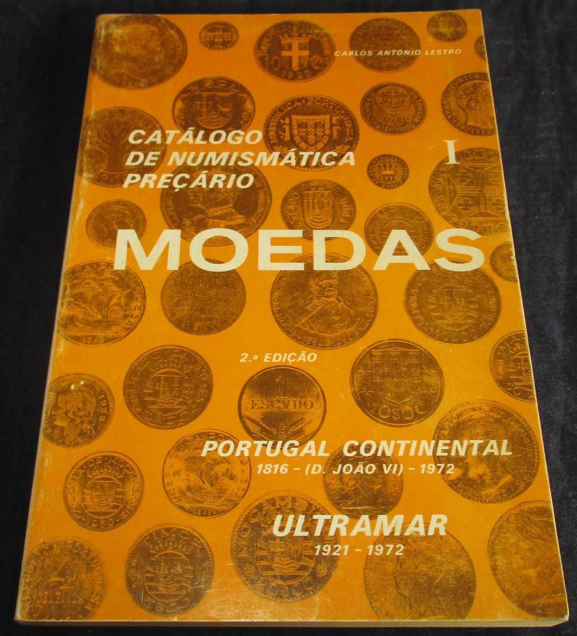 Livro Catálogo de Numismática Preçário Carlos António Lestro