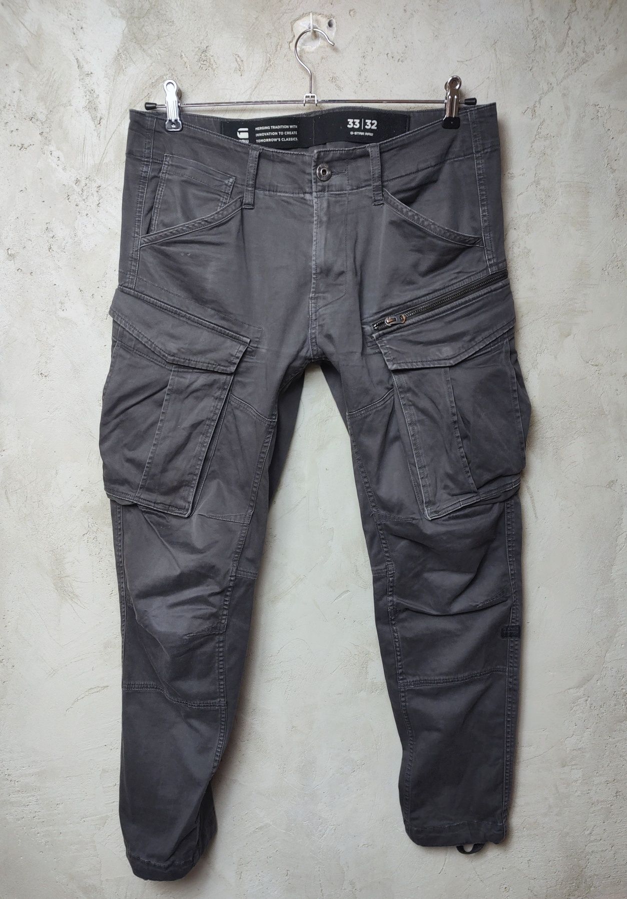 G-STAR RAW__spodnie / bojówki (33/32 - L) cargo pants Rovic Zip 3D
