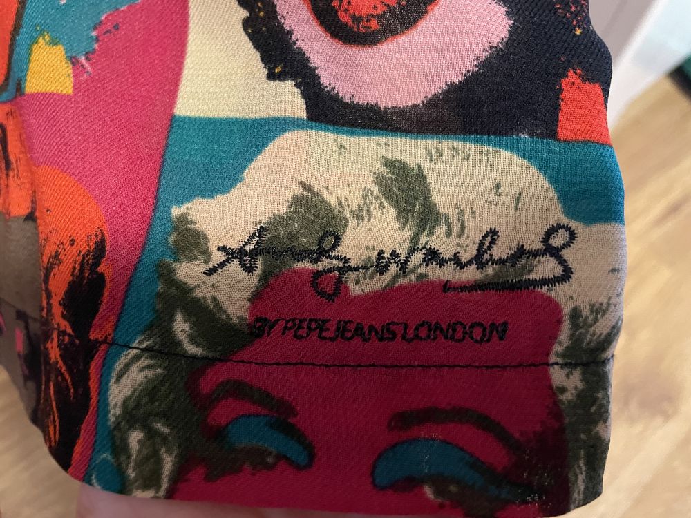 Krótka sukienka Pepe Jeans 34 XS Andy Warhol Merilyn Monroe