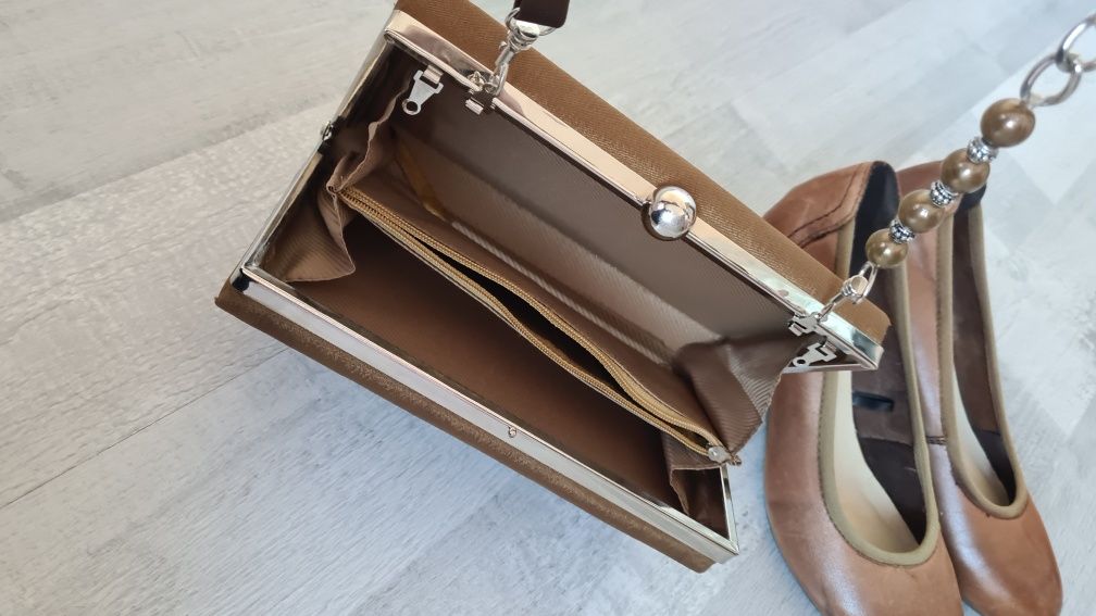 Zestaw skórzanych butów dk fashion 36 +kopertówka