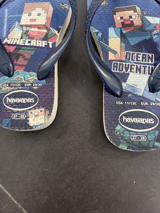 Havaianas criança Minecraft