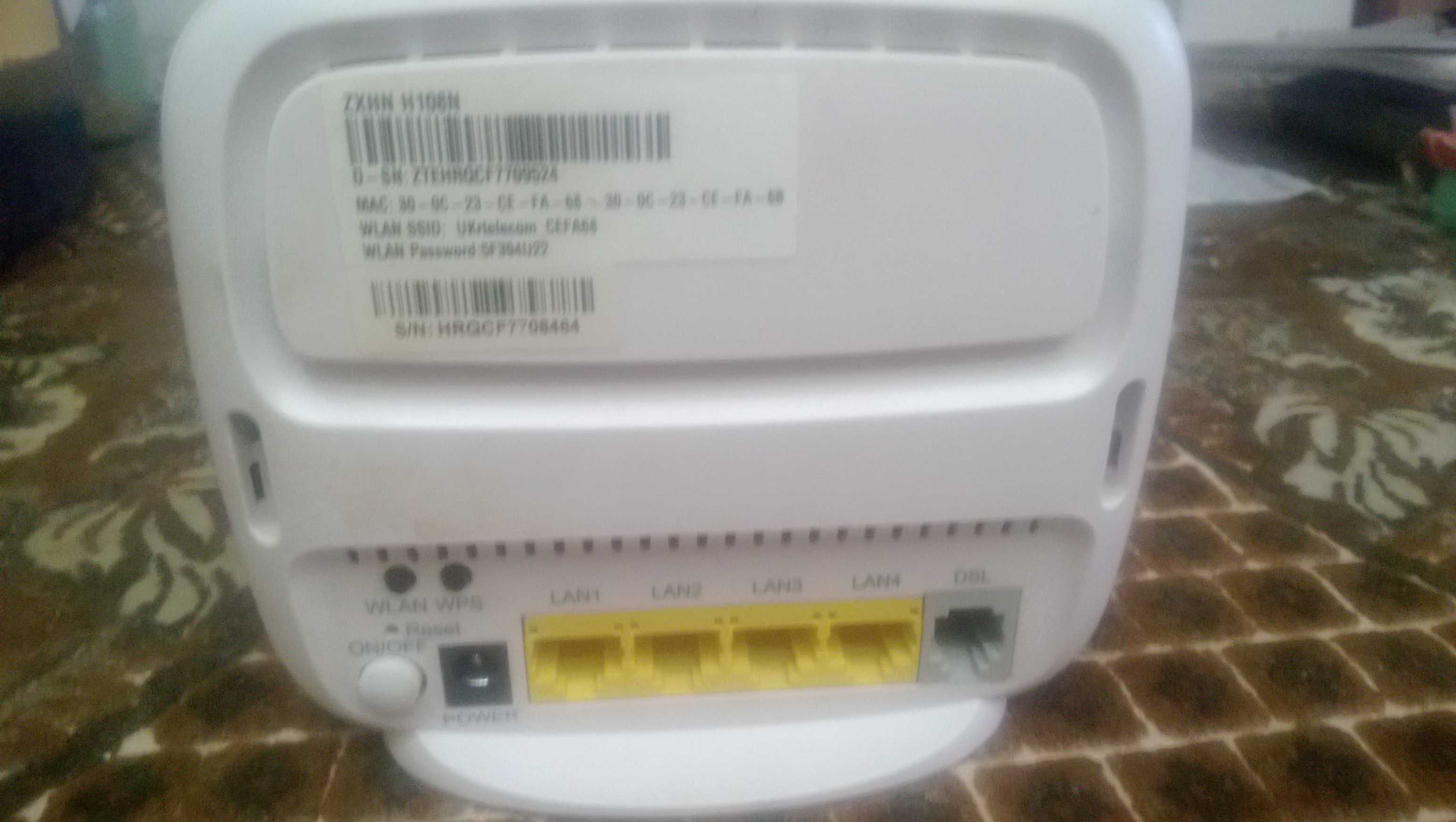 ADSL-роутер H108N