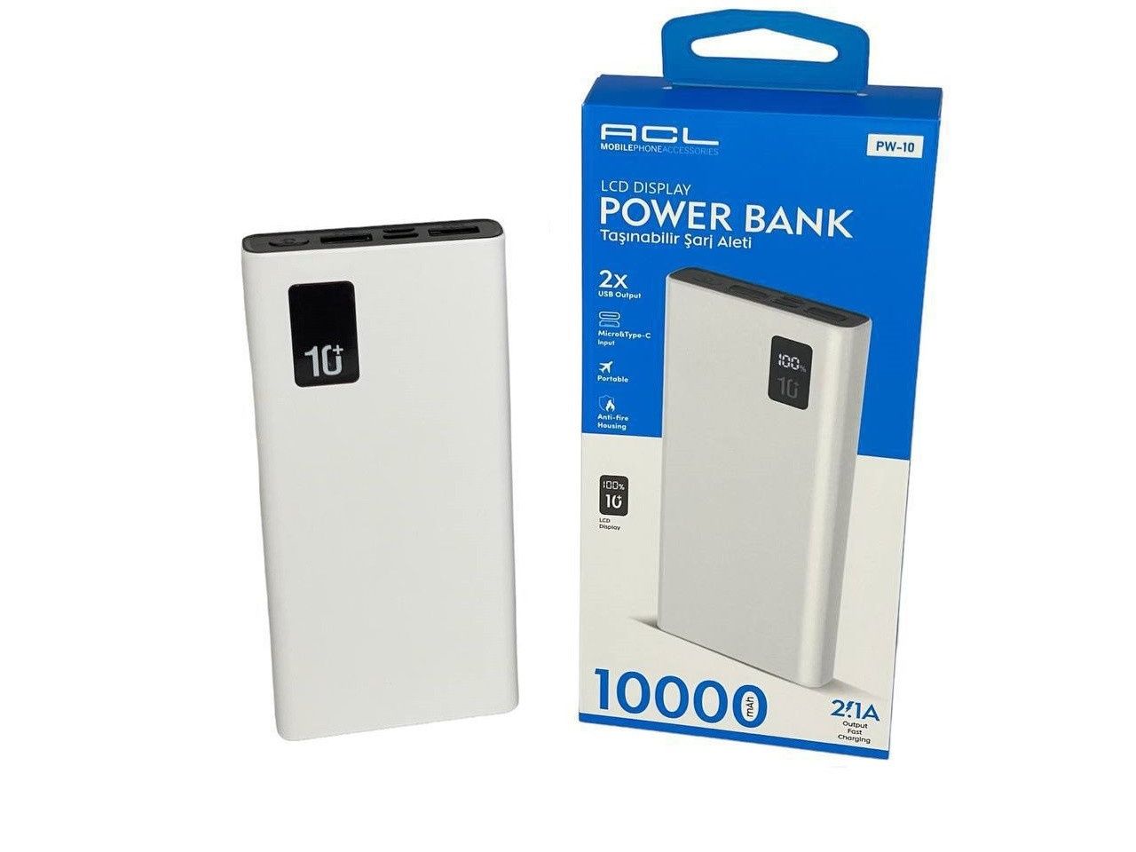 НОВИНКА! Повербанк 10000 mAh с ДИСПЛЕЕМ!  power bank 10000 mAh