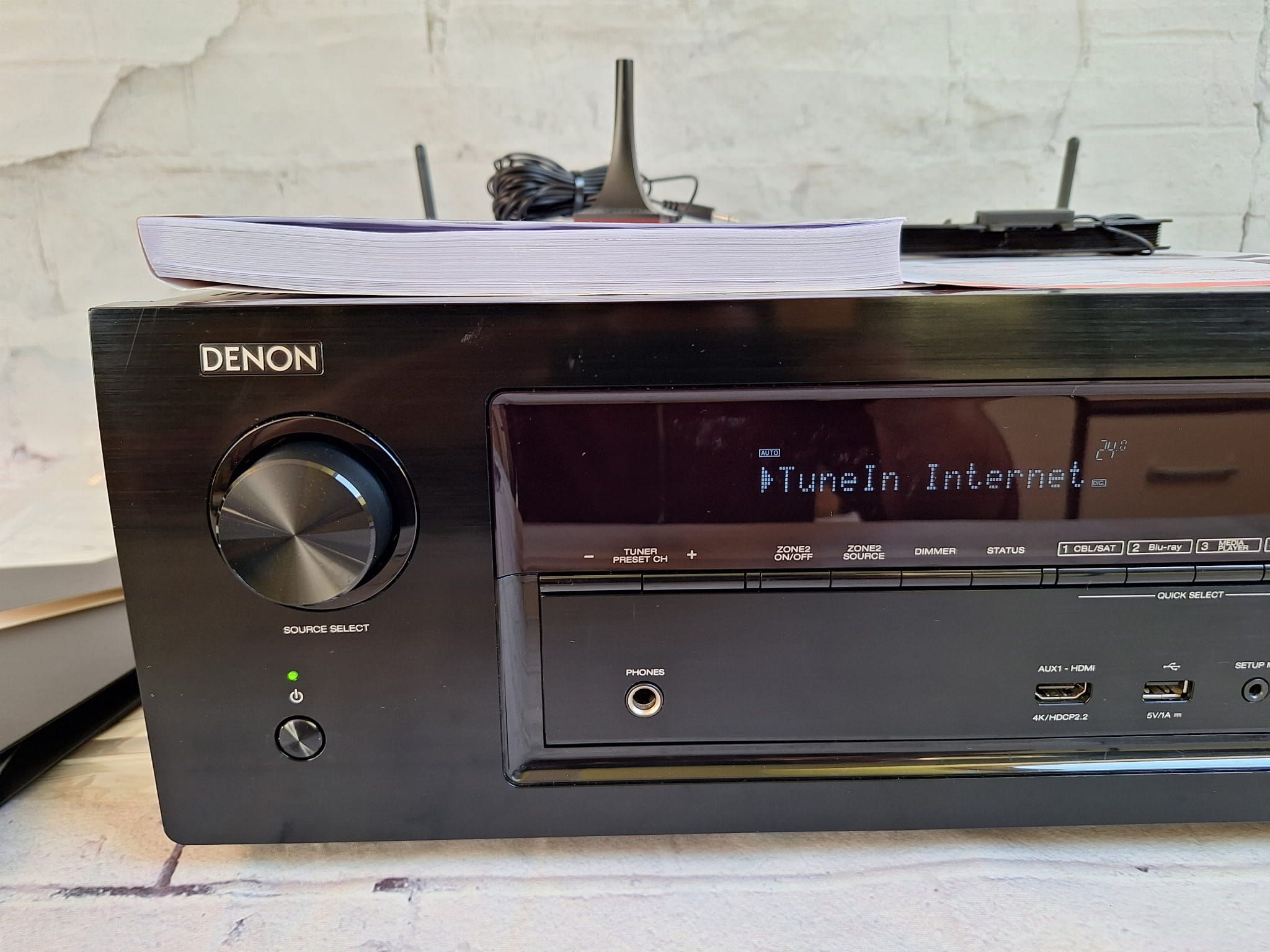 7.2 Denon AVR-X3400 Heos Wi-Fi Bt 4k/60p DSD spotify HDR AirPlay2