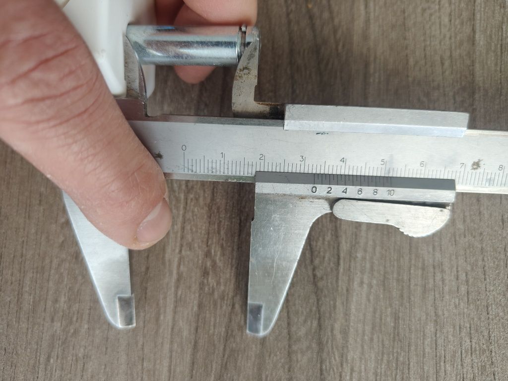 Kółka gumowane z hamulcem, meblowe, do łóżeczka trzpień 10mm