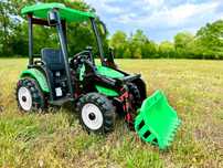 KOPARKA Traktor Ciągnik John Deere 24V 400W Auto Akumulator JCB DZIECI