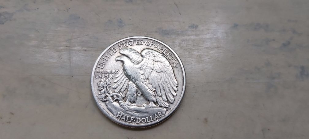 Half Dollar ,,  Walking liberty Half Dollar " emisja  - 1943 r.