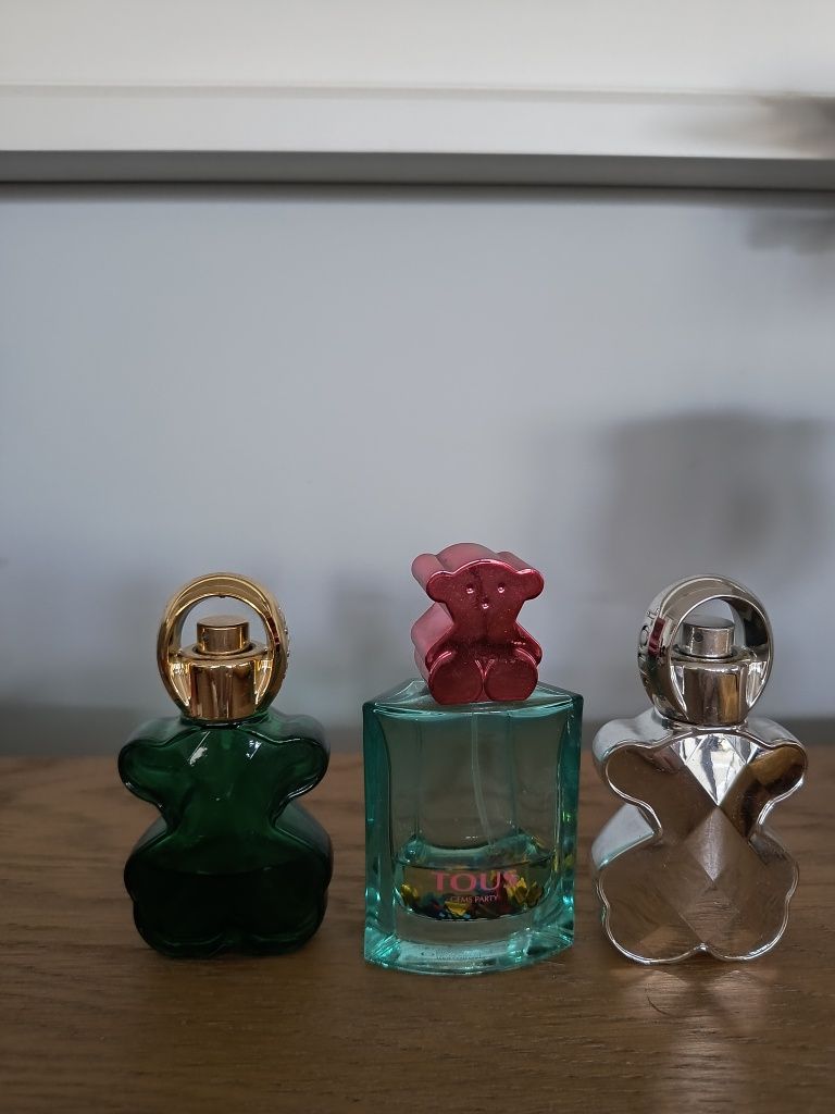 Tous perfumy  Gems ,elixir,silver 3sztuki uzywane