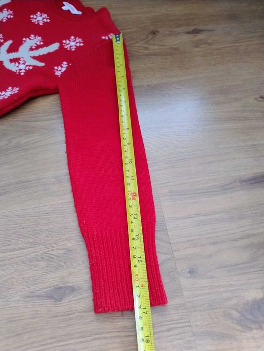 dziewczęcy sweter świąteczny rozm.122-128