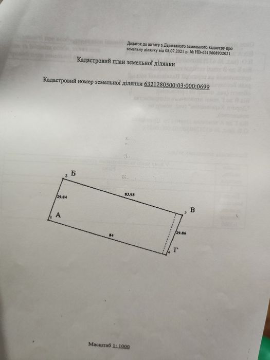 Земельна ділянка під забудову