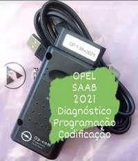 OPCOM 2021 Pic 18F458 vPro. OPEL SAAB Interface cabo connector diagnós