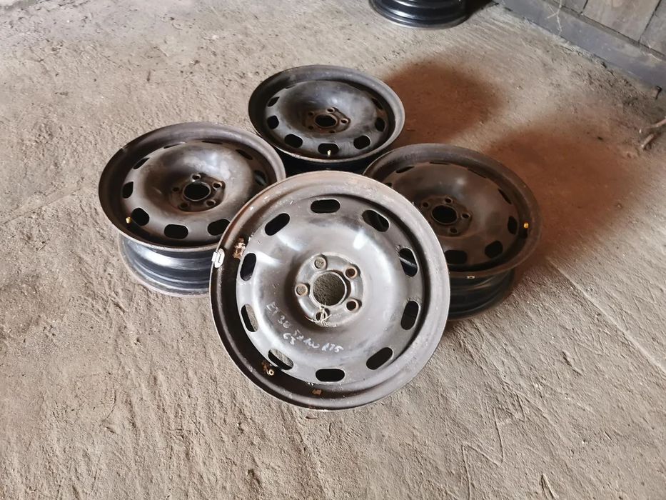 4X FEGLI FELGA STALOWE 5X100 R15 ET38 6J KOMPLET WYSYŁKA