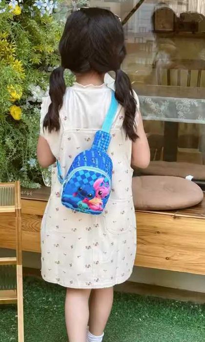 Disney  Stitch dziecięca torba na klatkę piersiową na ramię saszetka