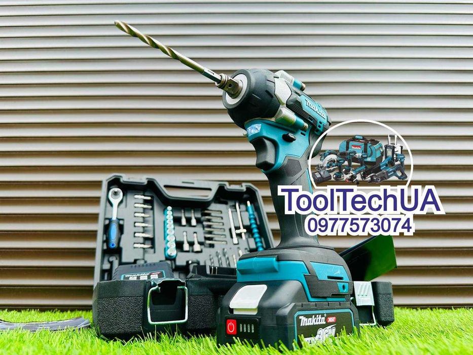 Безщітковий Гайкокрут з набором розхідника Макіта DTW500 XGT 1/2 36В8А