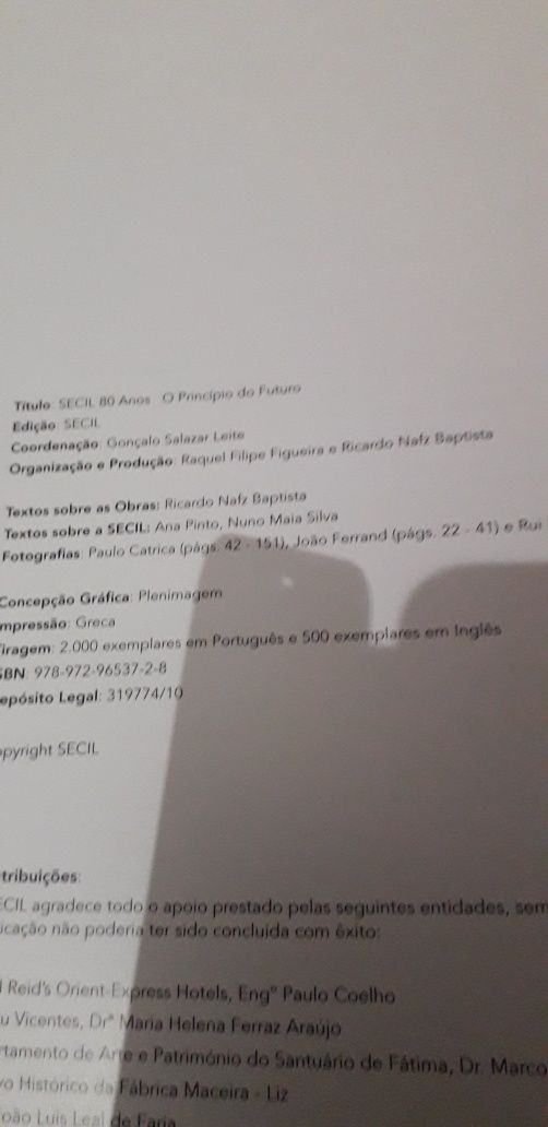 SECIL 80 Anos, O Princípio do Futuro