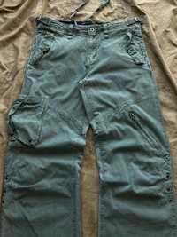 Женские штаны карго на утяжках Y2K джинсы гранж rap L-XL
