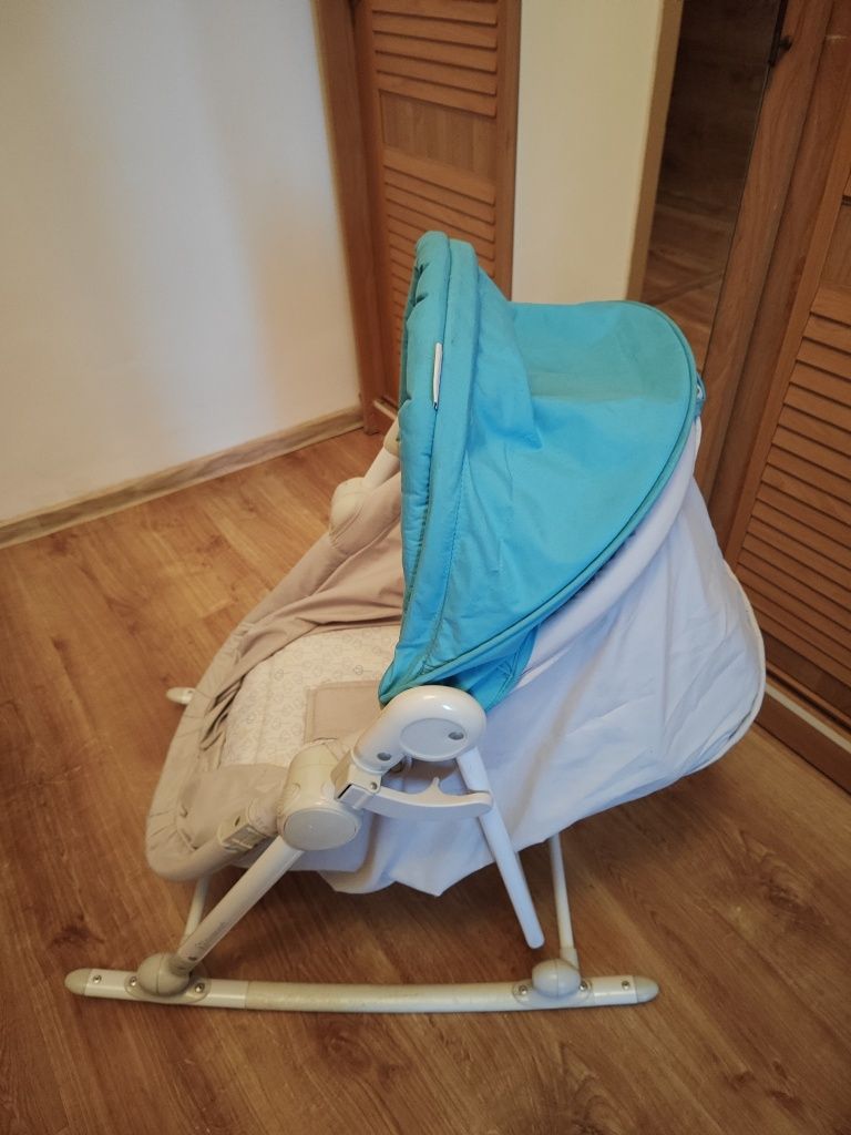 Sprzedam KinderKraft leżaczek 5w1 0-18kg kołyska, bujaczek, krzesełko,