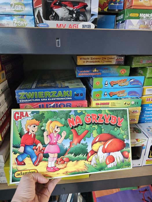 Nowa gra grzybobranie  na grzyby gra planszowa adamigo