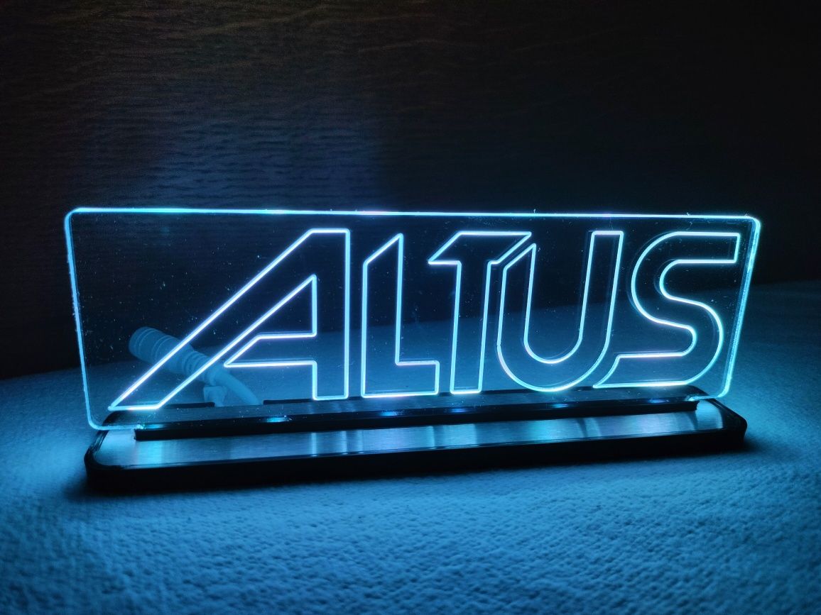 Altus, logo lampka LED