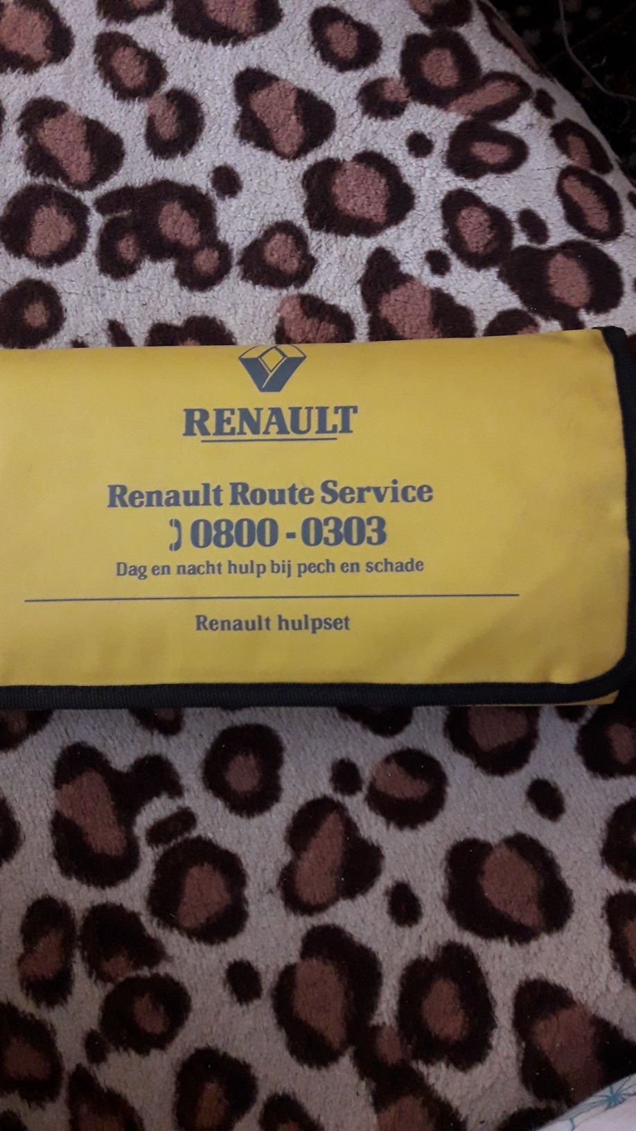 Zestaw wypadkowy z aparatem Renault z 2001 roku