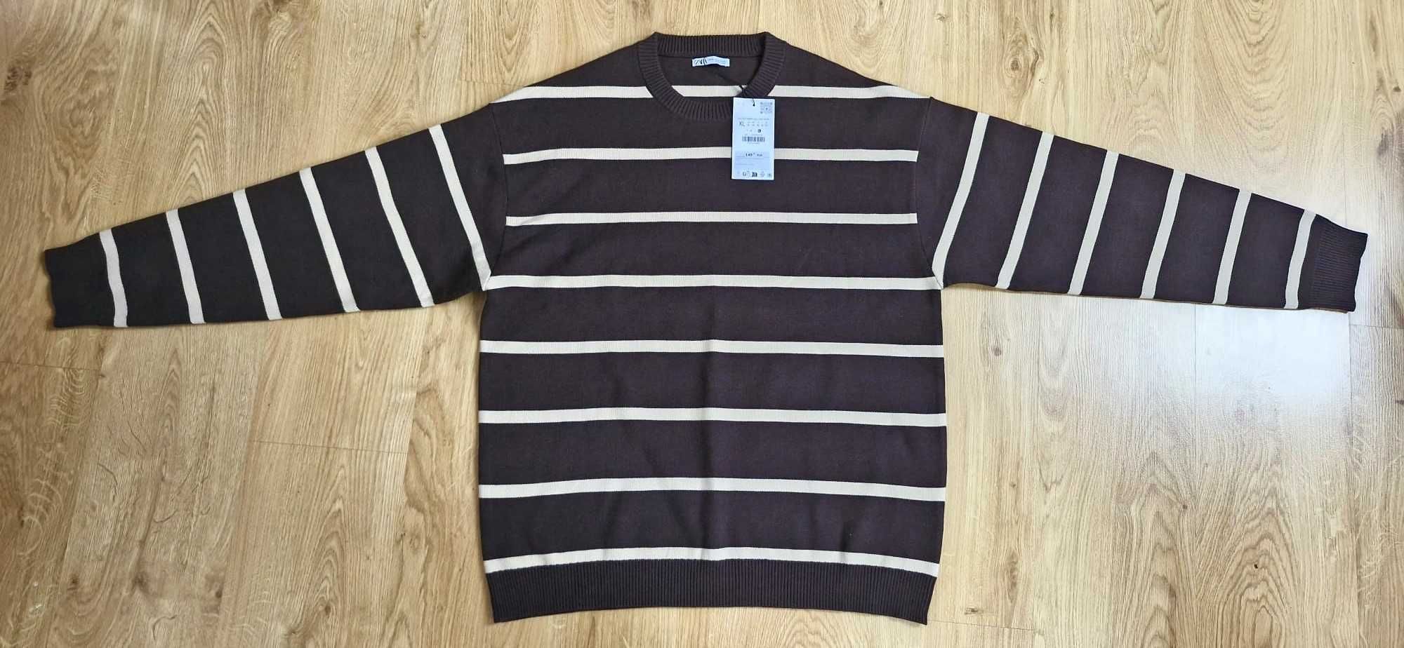 nowy sweter męski XL ZARA