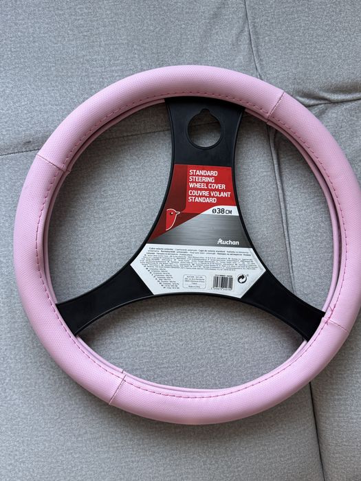 Osłona na kierownice rozowa eco skorka
