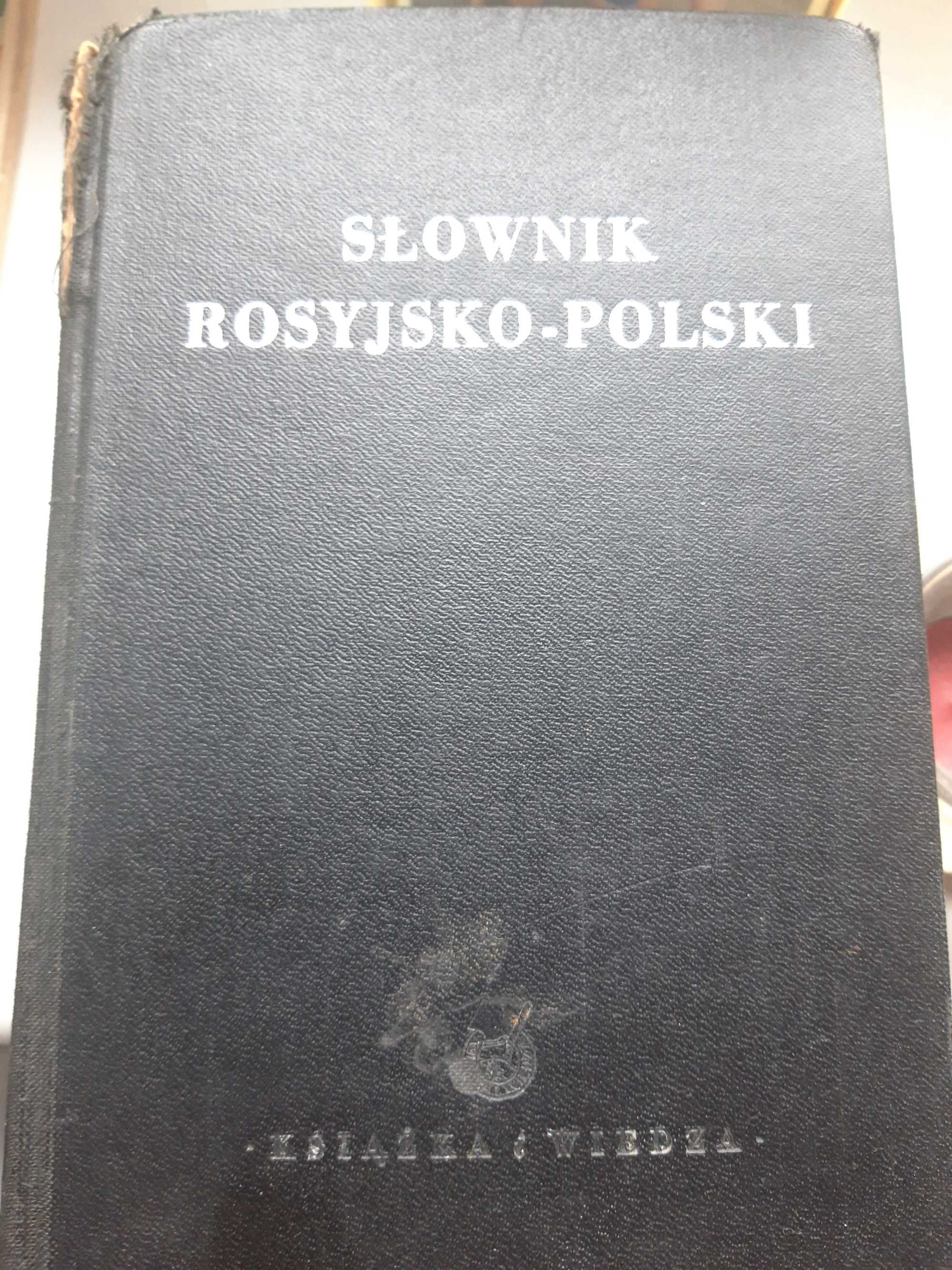 Slownik rosyjsko-polski z 1940 roku !!! (840 stron)
