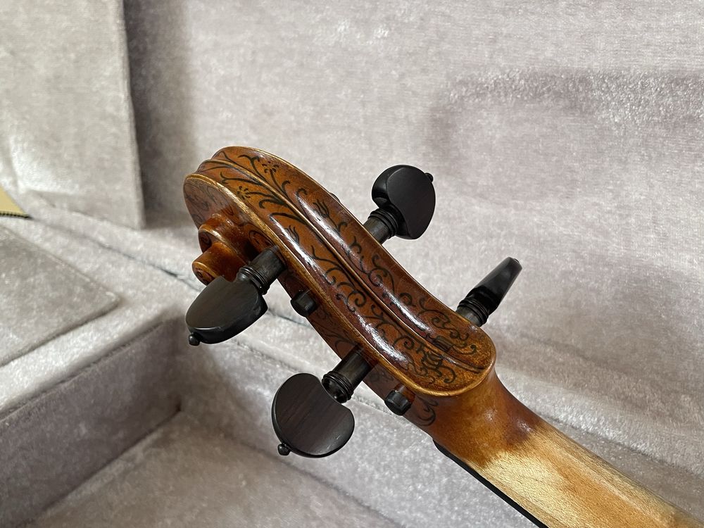 Майстрова Stradivari Hellier 4/4 інкрустована Страдіварі +футляр ВІДЕО