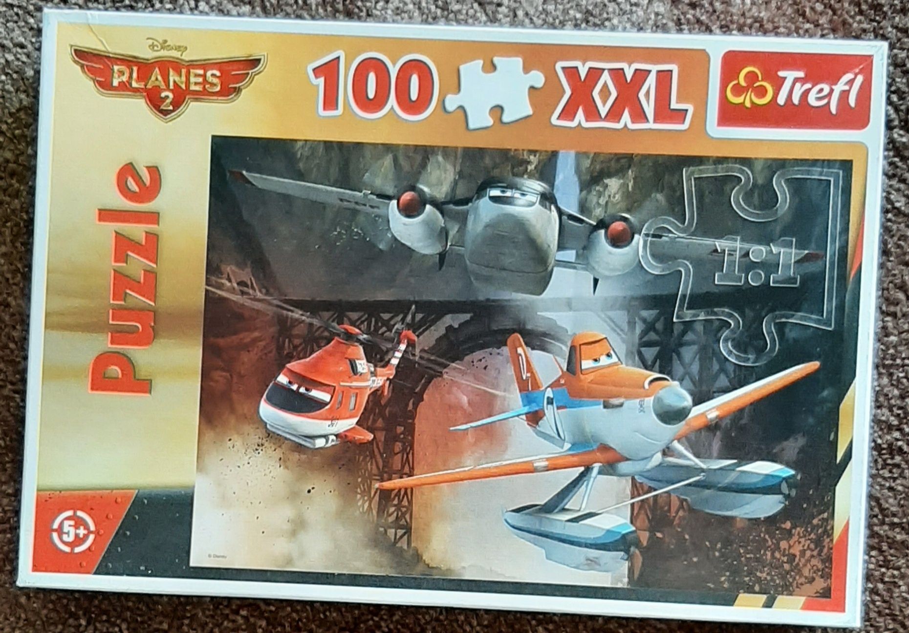 Sprzedam puzzle XXL Samoloty 100 el.