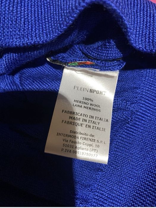 Свитер кофта реглан S Philipp Plein merinos меринос