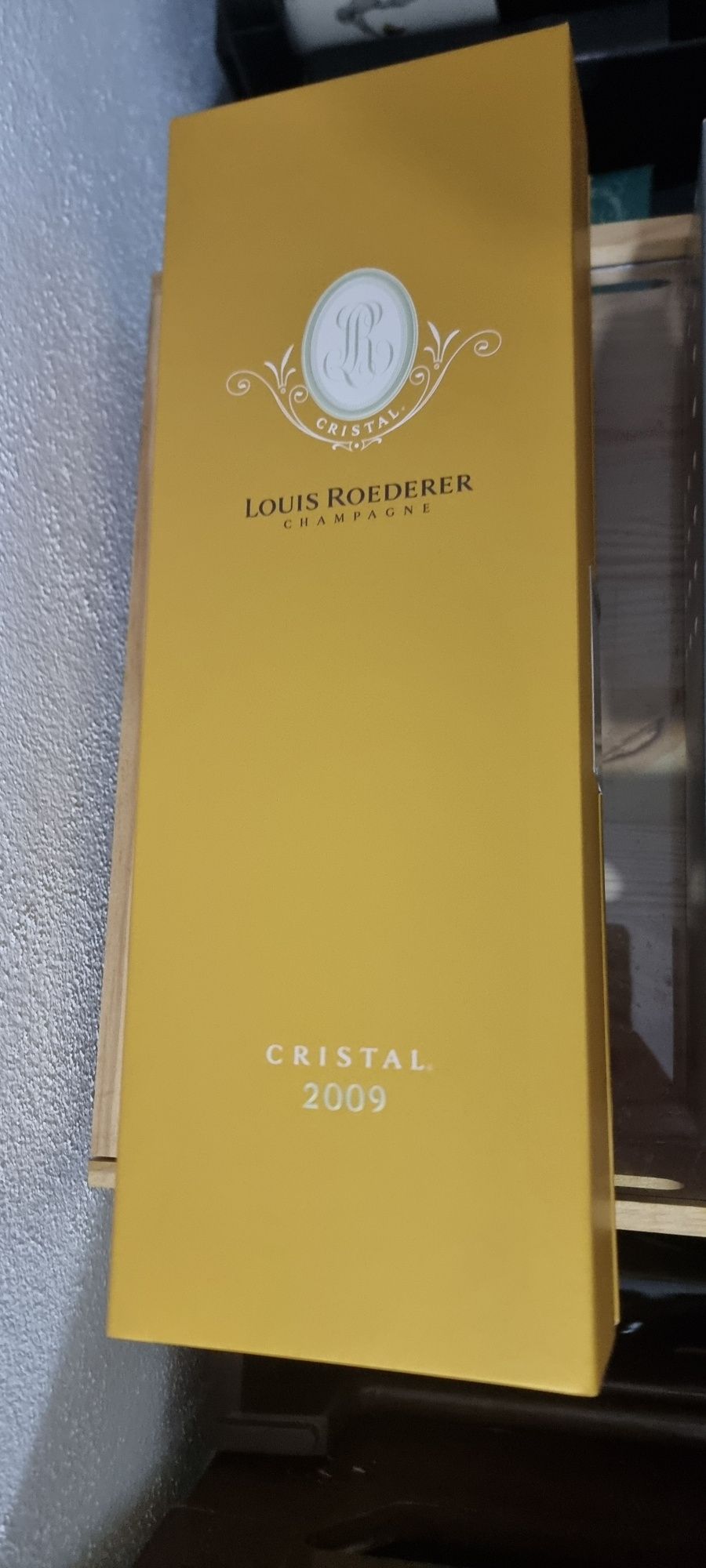Garrafas vazias Porto, Cristal - 1,5Lt+ Caixas de madeira