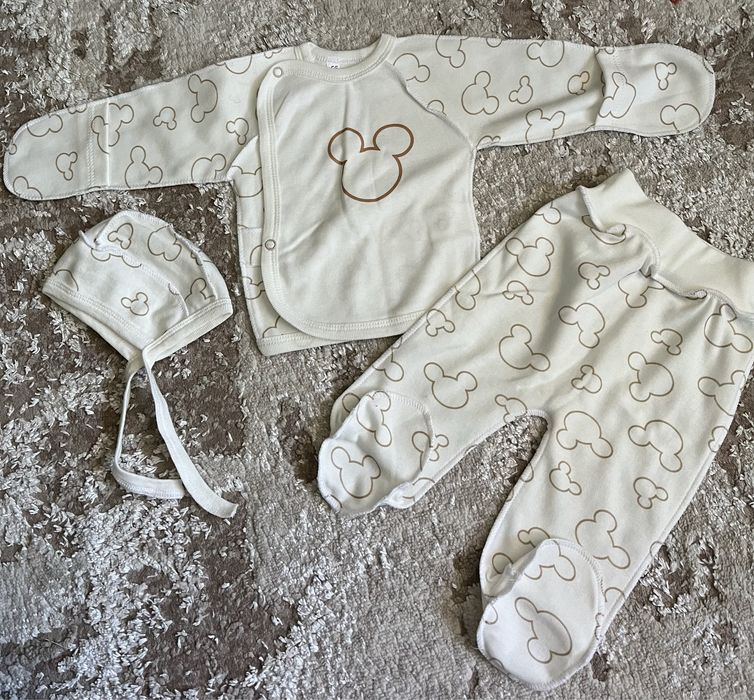 Новий комплект набір у пологовий новонародженому Мікі