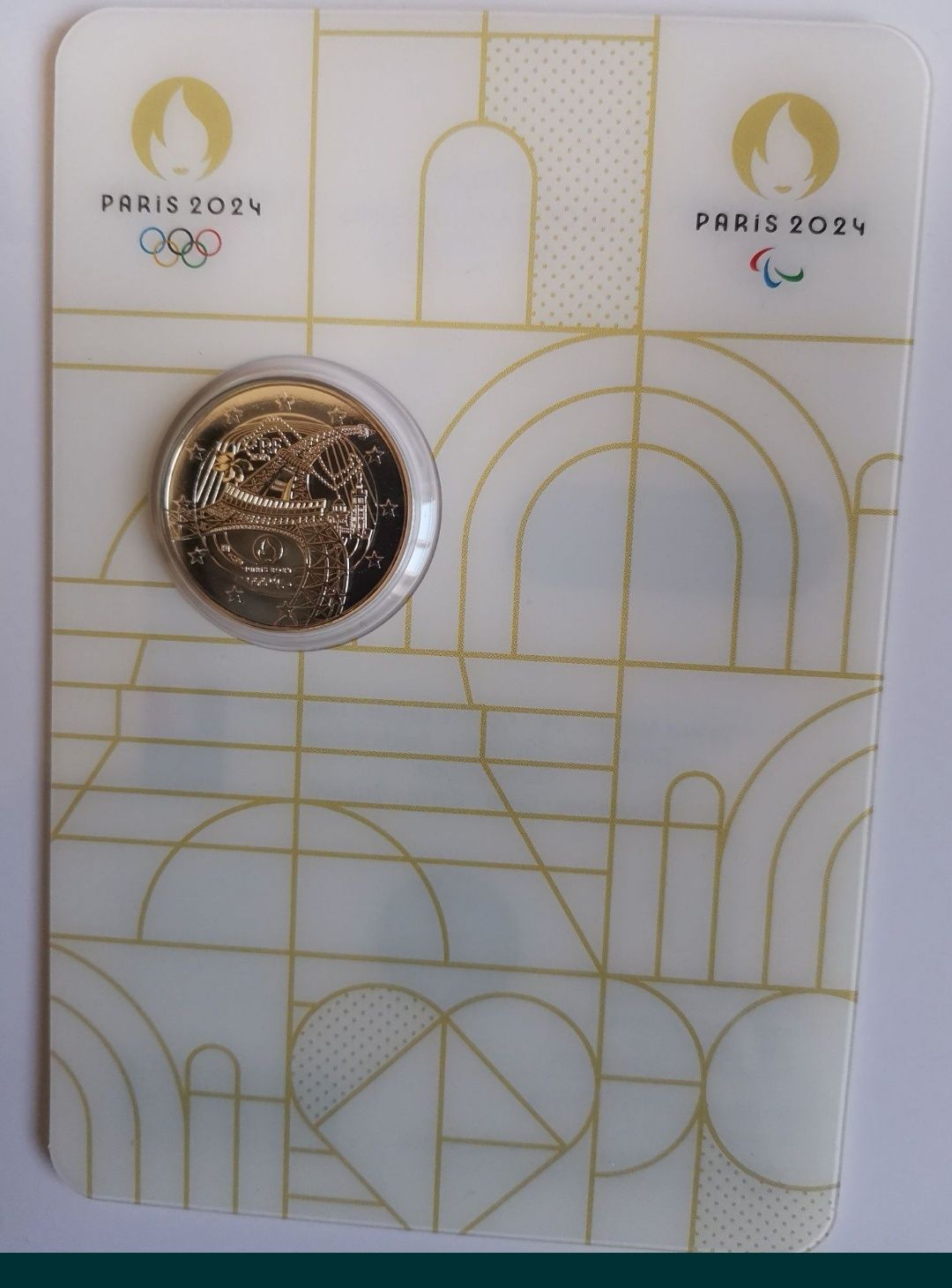 Moeda Jogos Olímpicos e Paraolímpicos - PARIS BU - Coincard