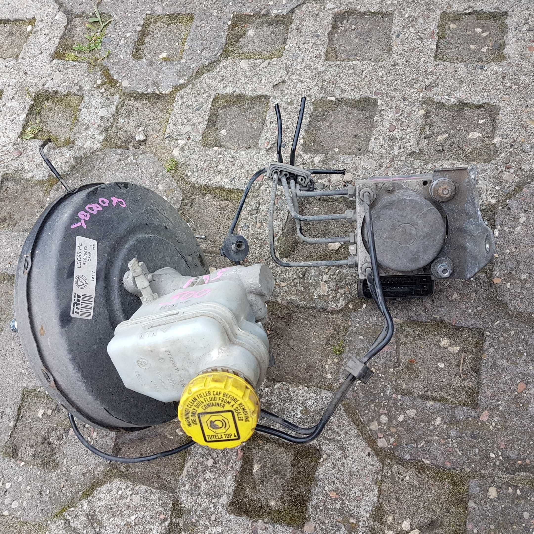 pompa abs hamulcowa serwo fiat 500 panda wersja automat selledsped