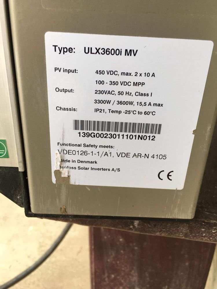 Сонячний інвертор ULX outdoor 3.6 kw