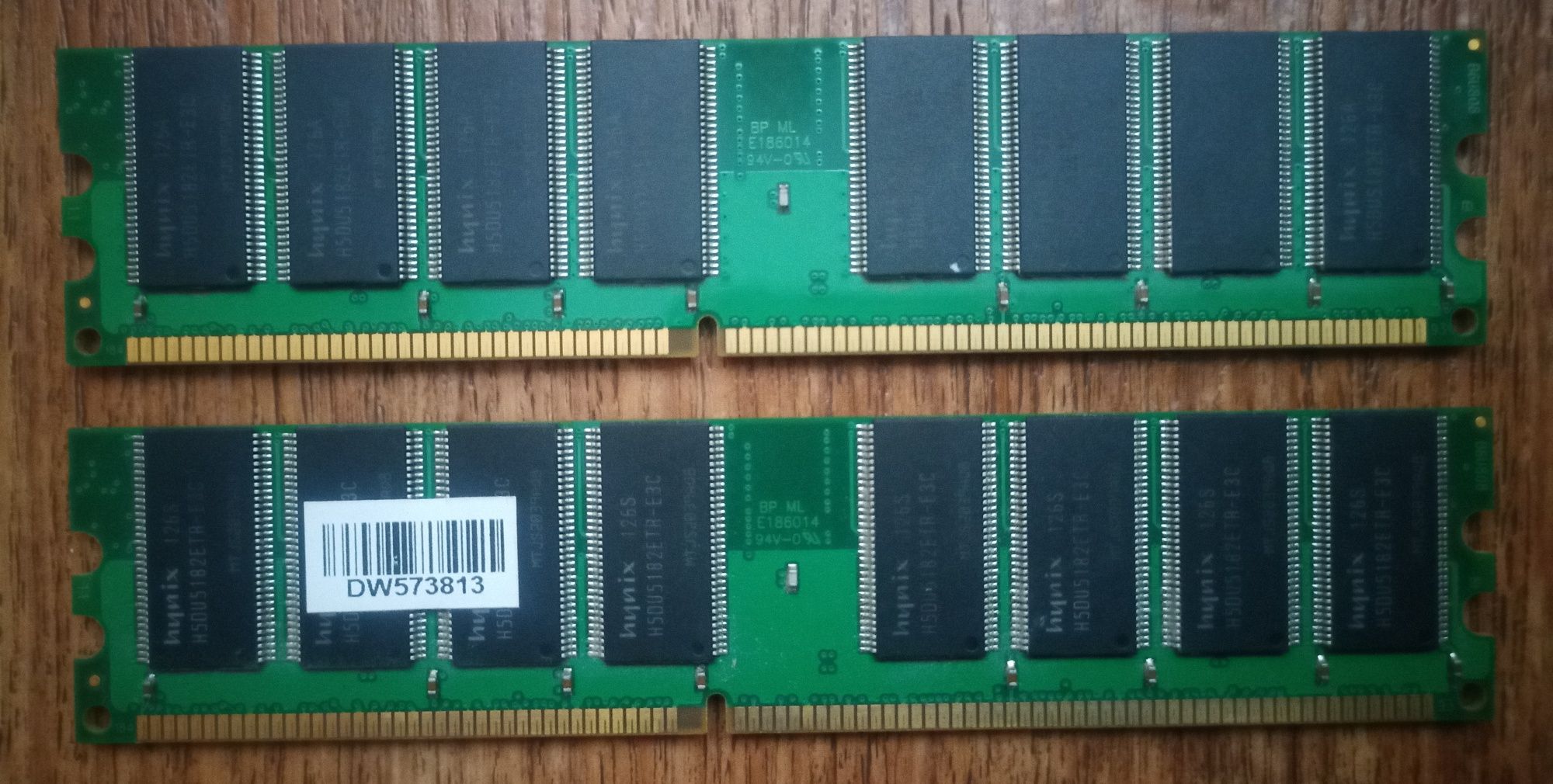Память DDR PC3200 2GB (пара)