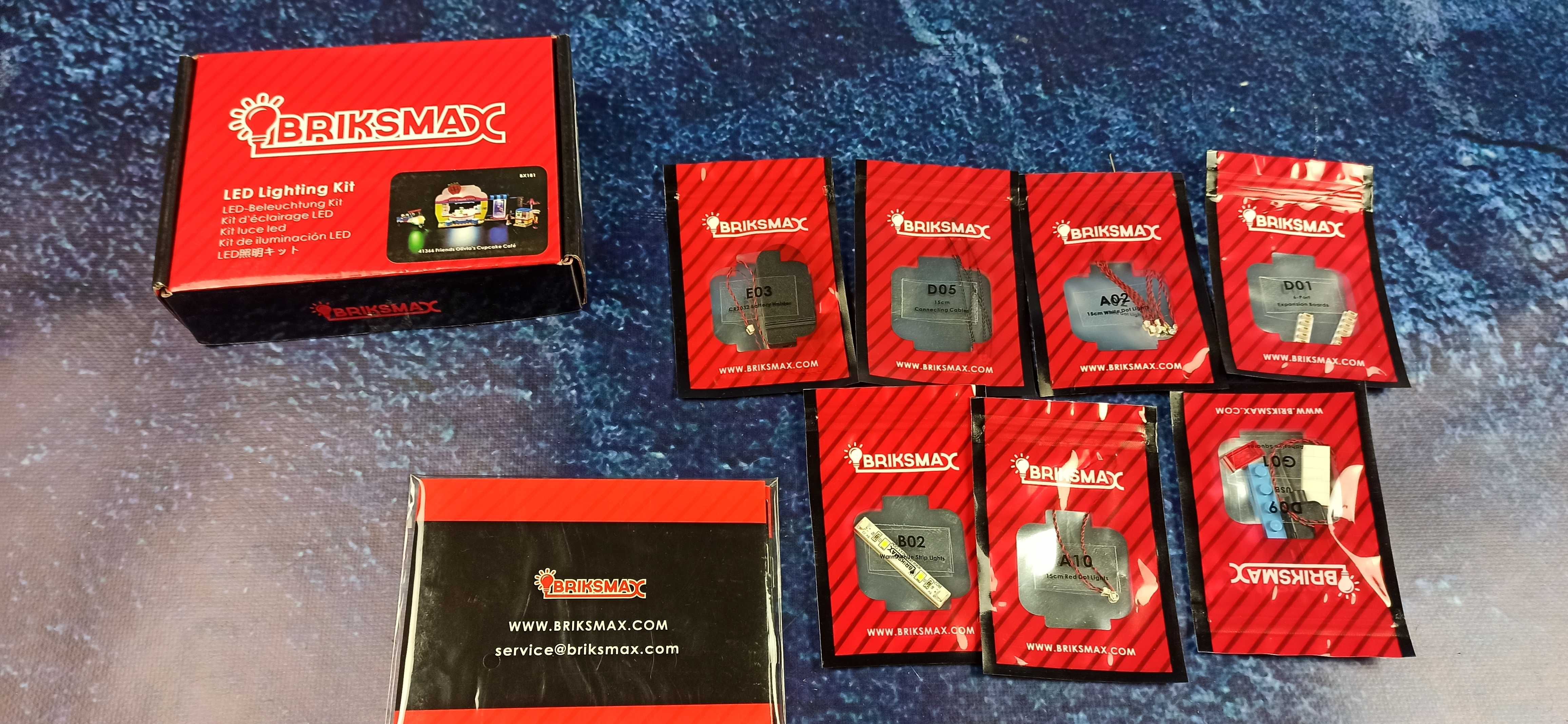Комплект світла  BriksMax для друзей серии 41366 Оливия кекс кафе LEGO