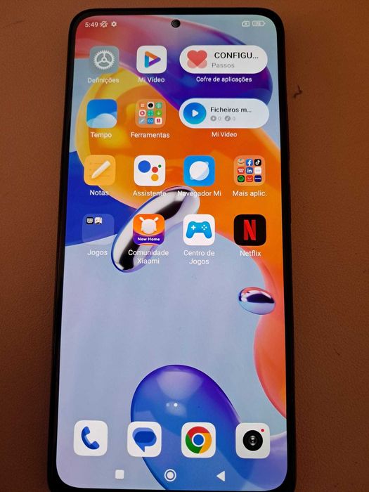 Xiaomi Redmi Note 11 Pro 5G, 8 GB de RAM e 128 GB de armazenamento