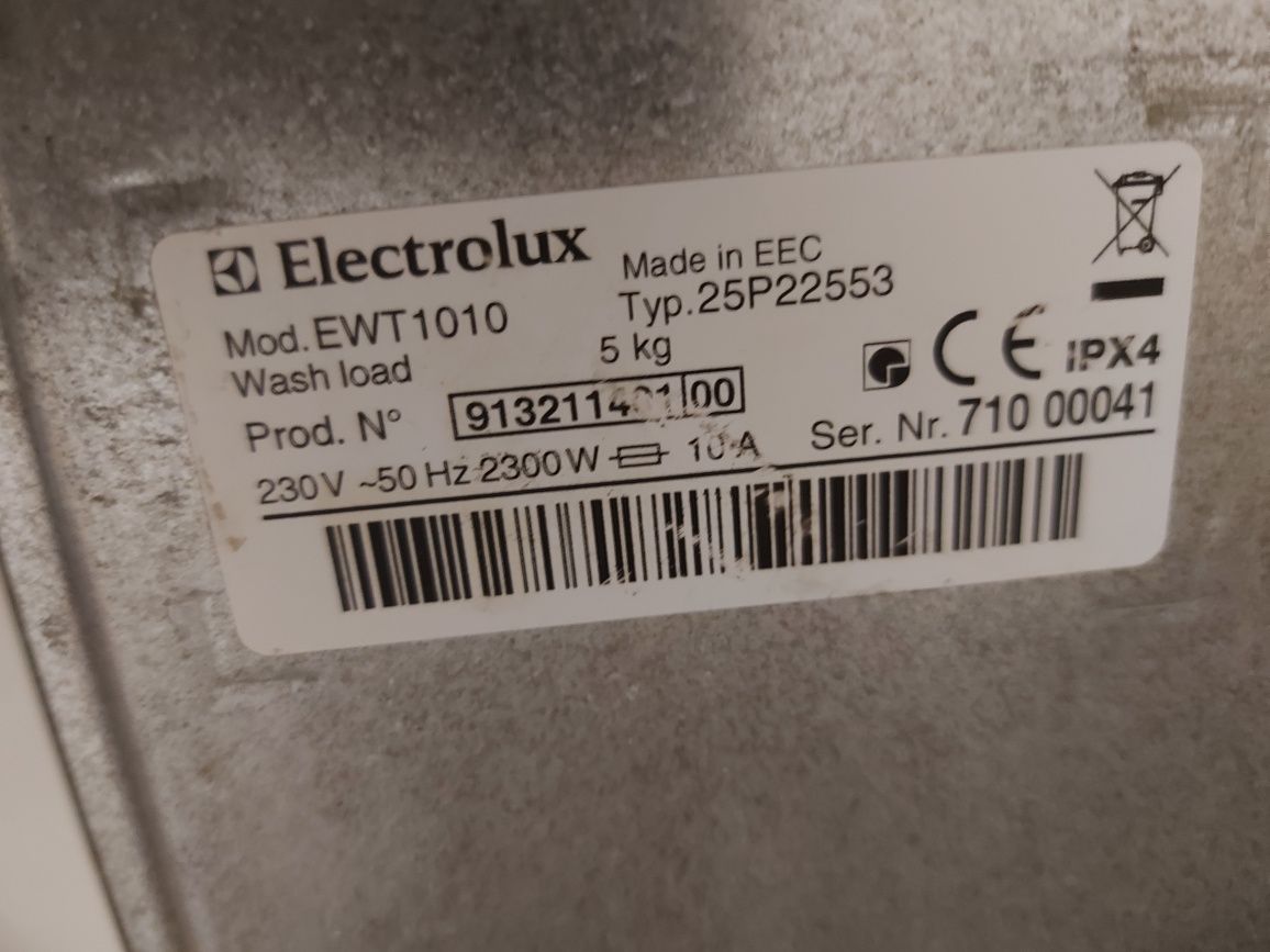Cтіральна машина Electrolux EWT 1010. Made in France.