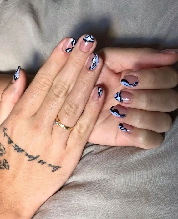 Unhas em gel verniz gel